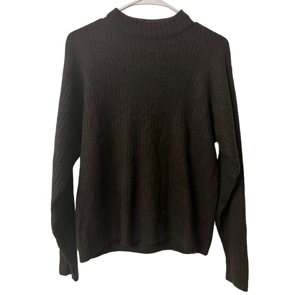 Trader Bay Merino Wool Blend Pullover Ribbed Swea… - image 2